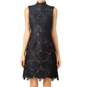 ML Monique Lhuillier Facade Lace Sheath Dress – Black, Size 2